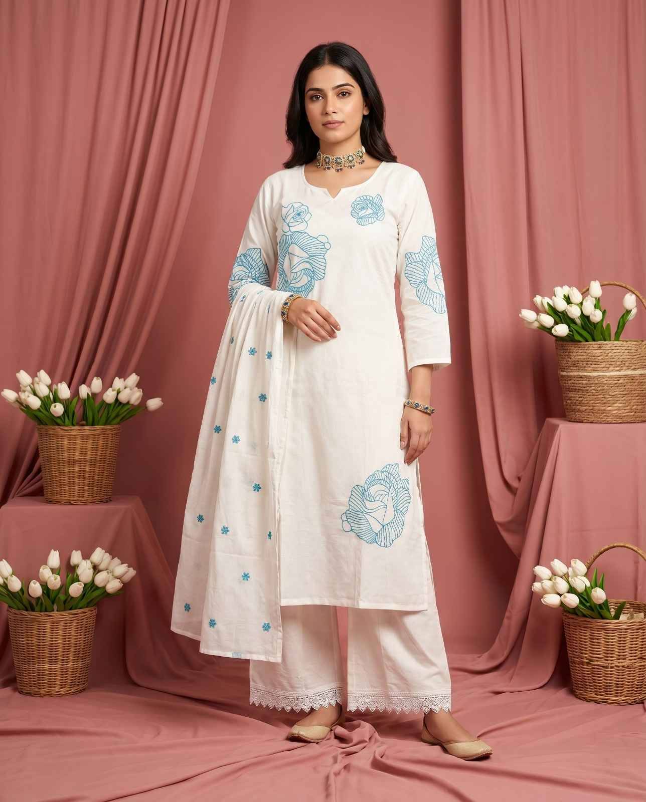 K 914 By Fashid 01 to 05 Series Designer Collection Beautiful Stylish Fancy Colorful Party Wear & Occasional Wear Cambric Cotton Print Kurtis At Wholesale Price